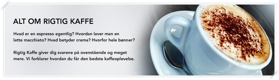 Rigtig Kaffe giver dig alt om kaffe