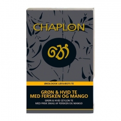 Chaplon Hvid og Grøn Te m. Fersken og Mango Refill 100g