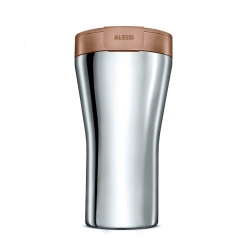 Alessi Caffa Rejsekrus 0,4 L Brun