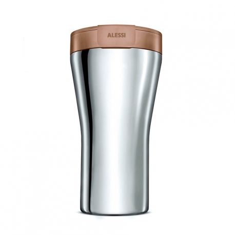 Alessi Caffa Rejsekrus 0,4L Brun