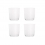 Aida RAW Vandglas 37 cl 4 Stk Klar