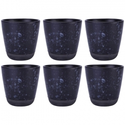 Aida RAW Krus 30 cl 6 Stk Nordic Black
