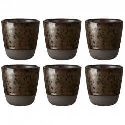 Aida RAW Krus 30 cl 6 Stk Nordic Brown