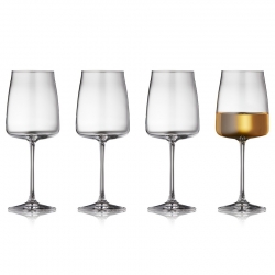 Lyngby Zero Hvidvinsglas 43 cl 4 Stk