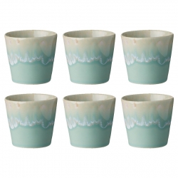 Costa Nova Gres Espressokopper 6 stk 0,10L Mint