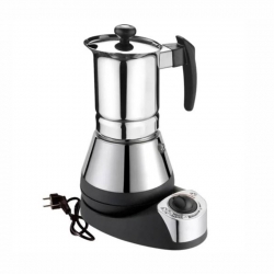 G.A.T Nova Elektrisk Espressokande Stål/Sort 4 kops