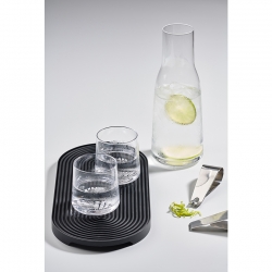 Zone Rocks Cocktailmåtte 34,6 x 15,6 cm Sort