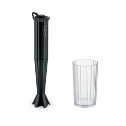 Alessi Plissé Stavblender Sort