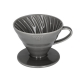 Hario V60-02 Keramik Dripper Grå 2 Kop.
