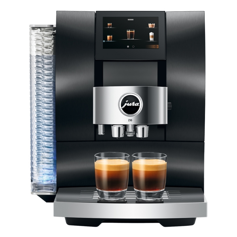 helbrede Afdeling Utilfreds Jura Z10 (EA) Aluminium Black Espressomaskine Inkl. Plejepakke &  Mælkebeholder
