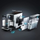Siemens TQ705R03 EQ700 Integral Stål Espressomaskine Inkl. 1kg Kaffe &amp; Pleje