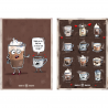 Kaffeplakat Rigtig Kaffe 2 Brune Plakater 21x30cm