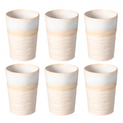 Costa Nova Notos Krus 13 cl 6 Stk Creme