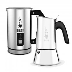 Bialetti Venus espressokande 4 kop Inkl. mælkeskummer