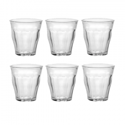 Duralex Picardie Caféglas 9 cl 6 Stk
