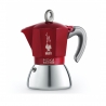 Bialetti Moka Induktion 4 Kop. Espressokande Rød