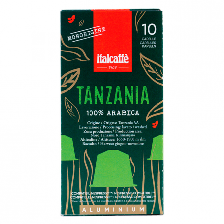 ItalCaffè Tanzania Kaffekapsler 10 stk