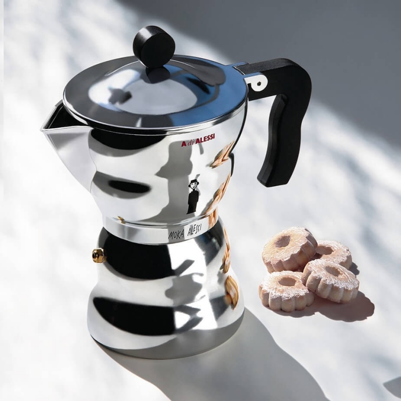 Moka Alessi AAM33 Espresso Coffee Maker - Crema