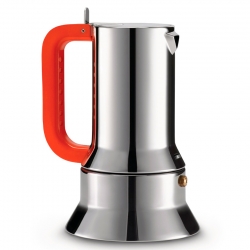 Alessi 9090 6 Kop. Espressokande Rød