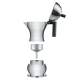 Alessi Pulcina 3 Kop. Espressokande Sort