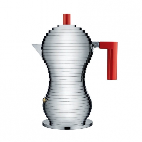 Alessi Pulcina Espressokande Rød 3 Kop.