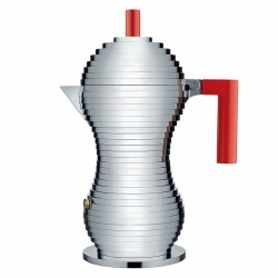 Alessi Pulcina 6 Kop. Espressokande Rød