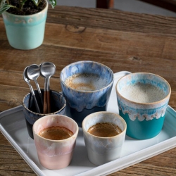 Costa Nova Gres Espressokopper 6 stk 0,10L Sort