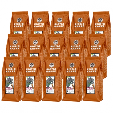 Rigtig Kaffe Papua New Guinea No. 6 - 15x400g