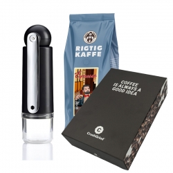 CrushGrind Gaveæske Inkl. Rejsekværn & Kaffe