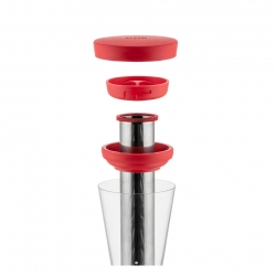 Alessi Mazagran Iskaffebrygger 0,9 L Rød
