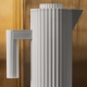 Alessi Plissé Termokande 1L Hvid