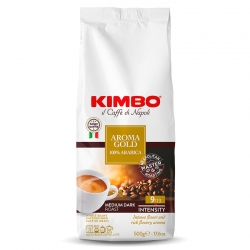 Kimbo Gold 500g - Hele kaffebønner