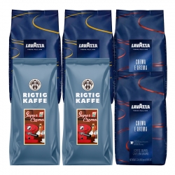Lavazza & Rigtig Kaffe Mixpakke 6kg Hele kaffebønner