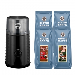 House of Barista Elektrisk Kaffekværn Inkl. 2kg Rigtig Kaffe
