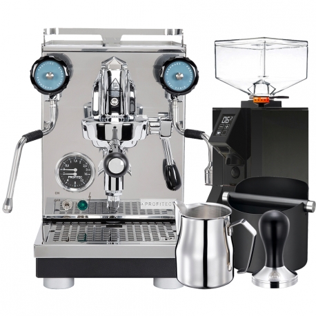 Profitec Pro 400 Espressomaskine Inkl. Eureka Mignon Perfetto Glossy Espressokværn & Baristaudstyr