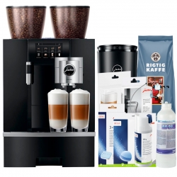 Jura Giga X8c (EB) Alu Black Espressomaskine Inkl. 2,5L Cooler, Pleje & 12kg Kaffe