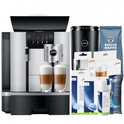 Jura Giga X3 (EB) Alu Espressomaskine Inkl. 2,5L Cooler, Pleje, 12kg Kaffe