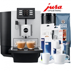 Jura X8 (EA) Espressomaskine Inkl. 2,5L Cooler, Pleje & 12kg Kaffe