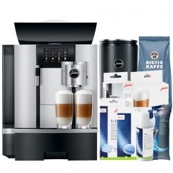 Jura Giga X3 (EB) Alu Espressomaskine Inkl. 1L Cooler, Pleje & 12kg Kaffe