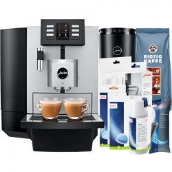 Jura X8 (EA) Espressomaskine Inkl. 2,5L Cooler, Pleje & 12kg Kaffe
