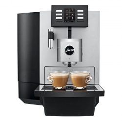 Jura X8 (EA) Espressomaskine Inkl. 1L Cooler, Pleje, Kaffe, Fast vandtilslutning & Opsætning