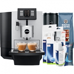 Jura X8 (EA) Espressomaskine Inkl. 1L Cooler, Pleje & 12kg Kaffe