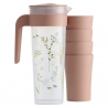 DAY Useful Everyday Kande Inkl. 4 Stk Glas 40 cl Rosa