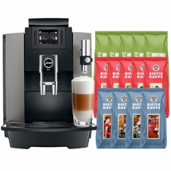 Jura WE8 (EA) Espressomaskine Inkl. 7kg Rigtig Kaffe Mixpakke