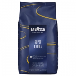 Lavazza Super Crema 1kg Hele kaffebønner