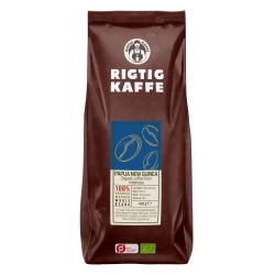 Rigtig Kaffe Organic Papua New Guinea 400g Hele kaffebønner