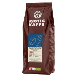 Rigtig Kaffe Organic Papua New Guinea 400g Hele kaffebønner