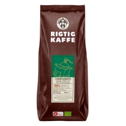 Rigtig Kaffe Organic Chanchamayo 400g Hele kaffebønner