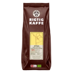 Rigtig Kaffe Organic Antigua 400g Hele kaffebønner