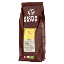 Rigtig Kaffe Organic Antigua 400g Hele kaffebønner